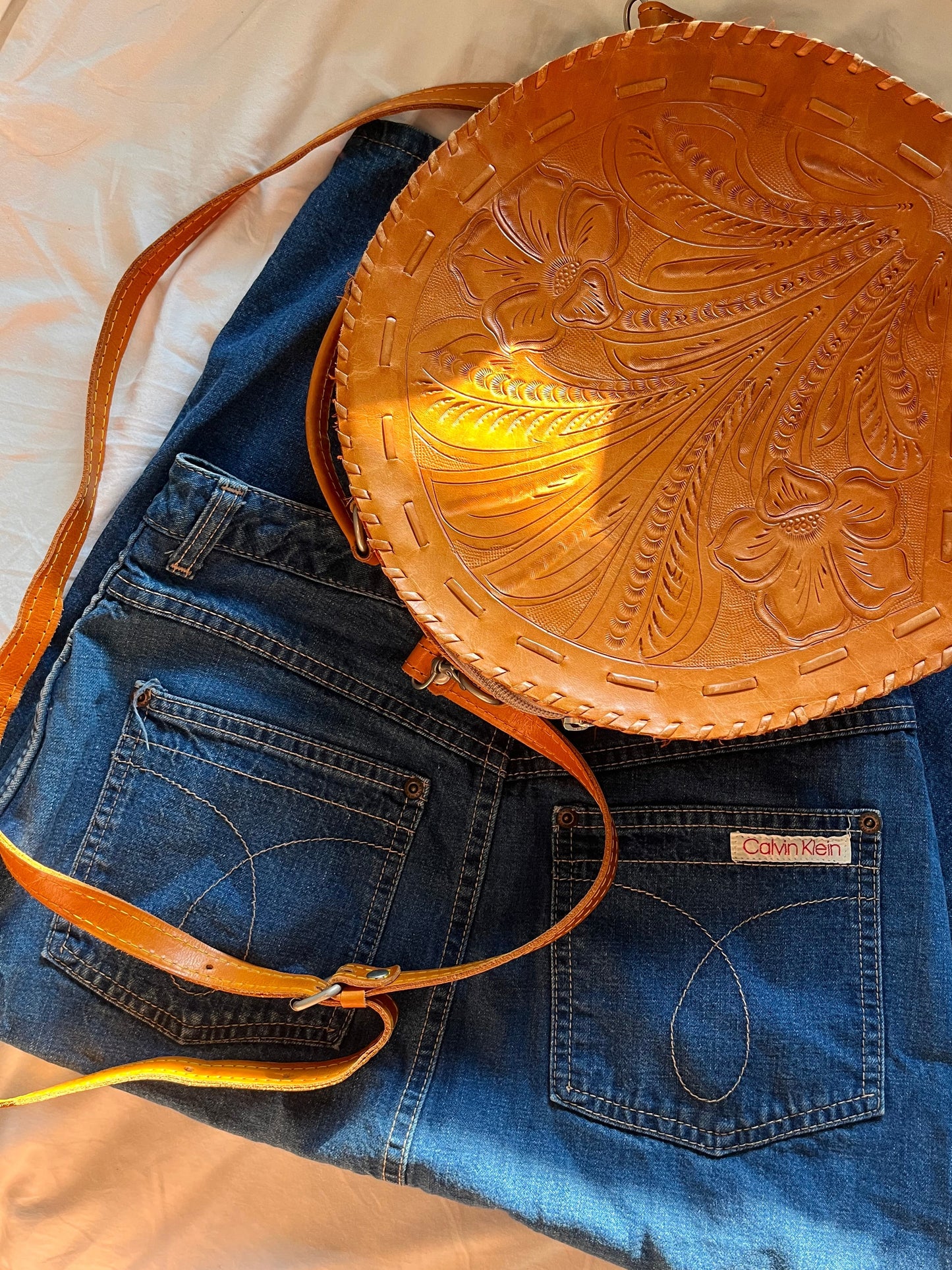 the stockyards, handmade western leather bag
