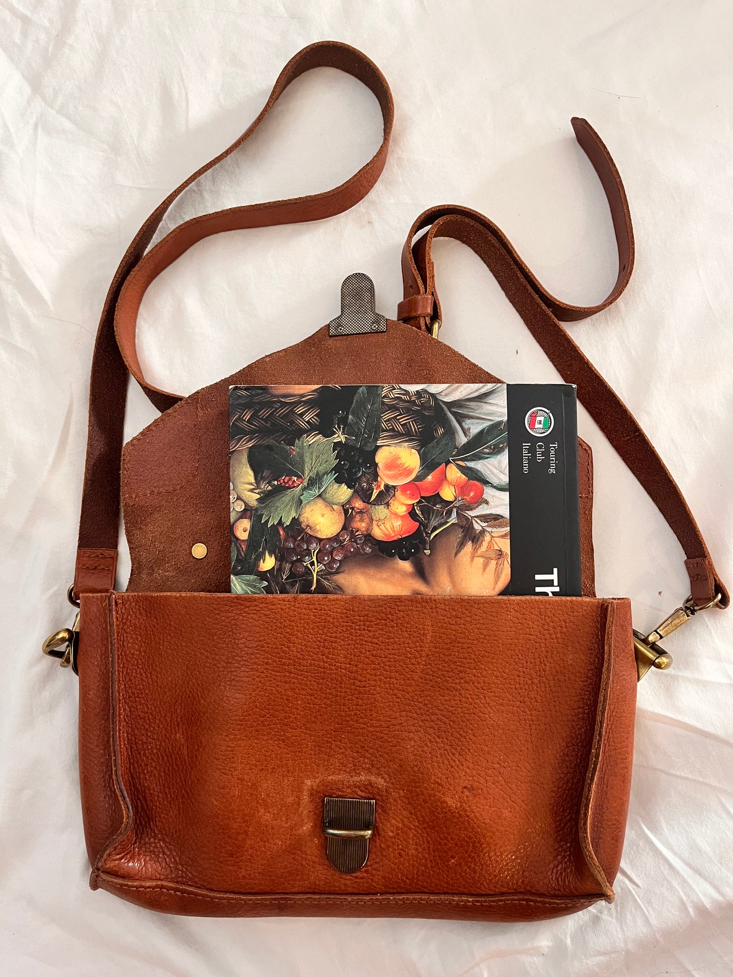 lustro Italian leather tote