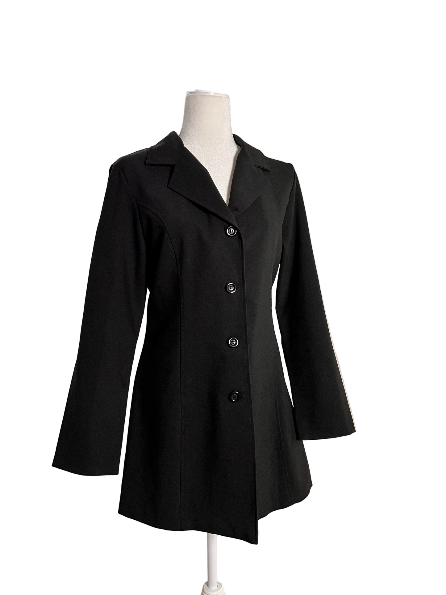 90s black structured light jacket, size M/L
