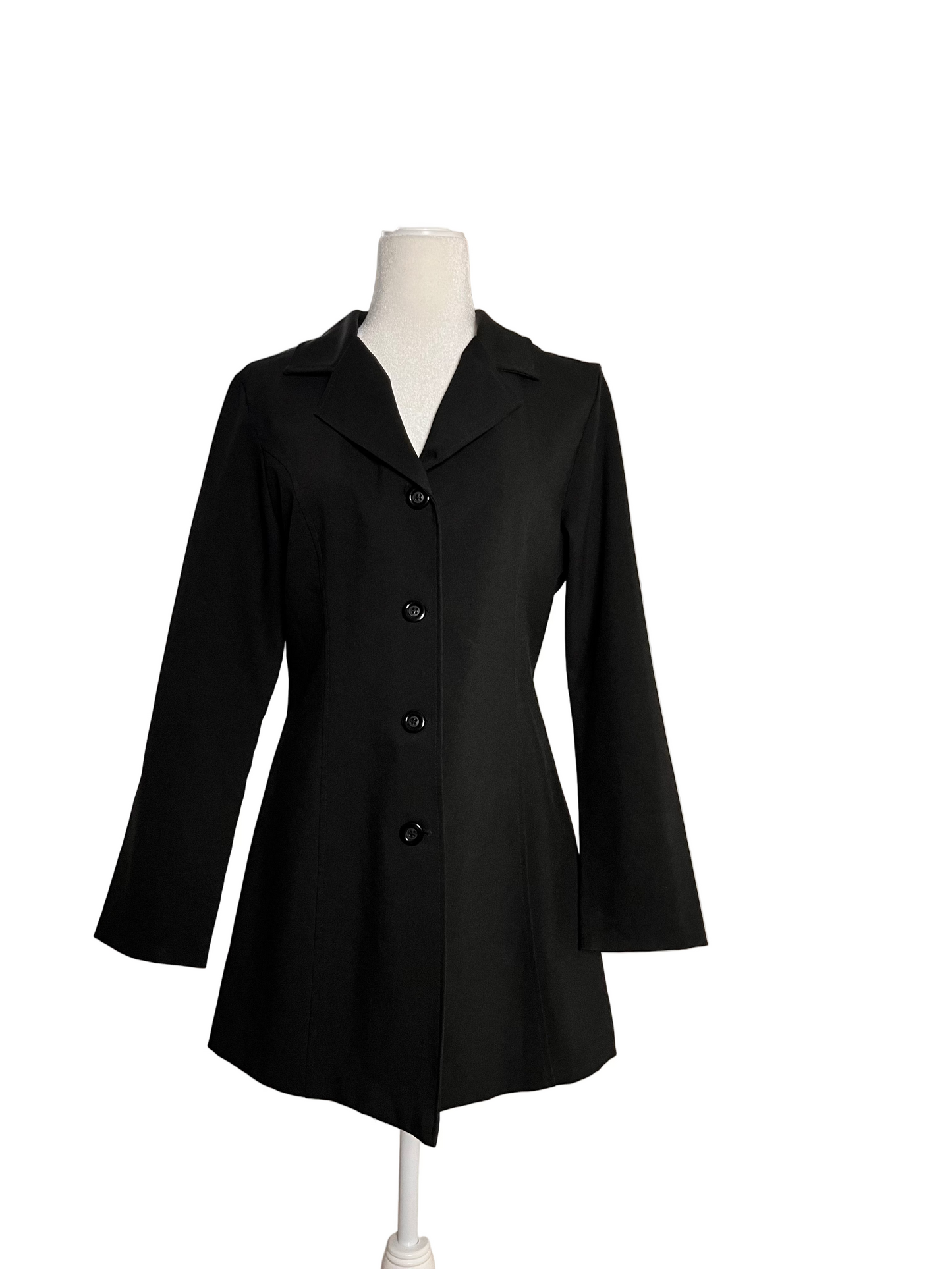 90s black structured light jacket, size M/L