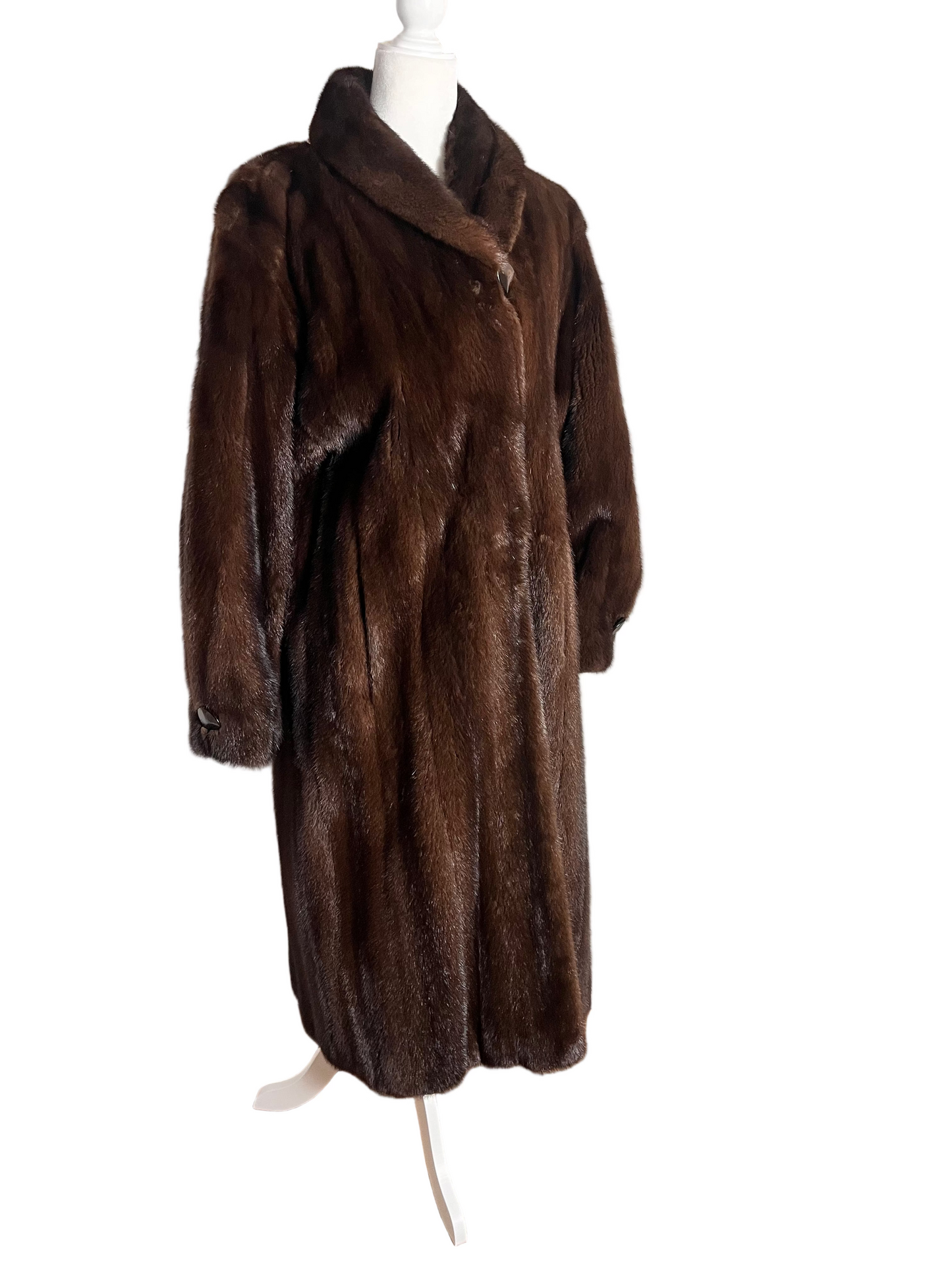 Ann Klein heirloom mink coat, sz M/L
