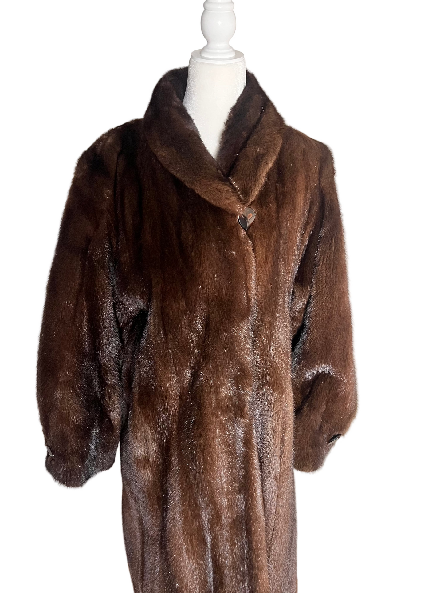 Ann Klein heirloom mink coat, sz M/L