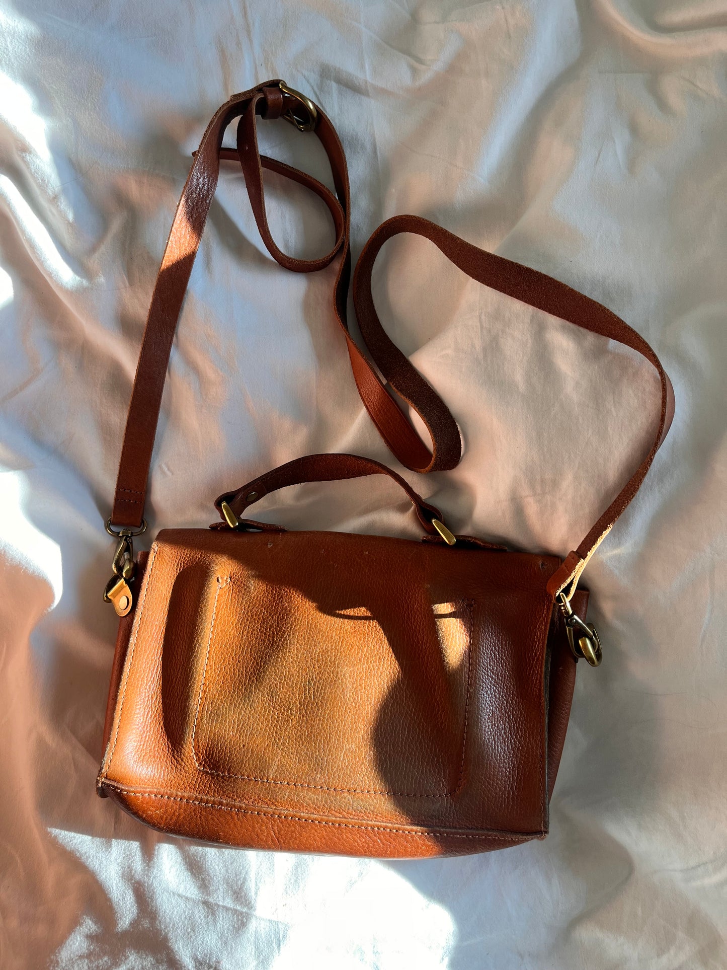 lustro Italian leather tote