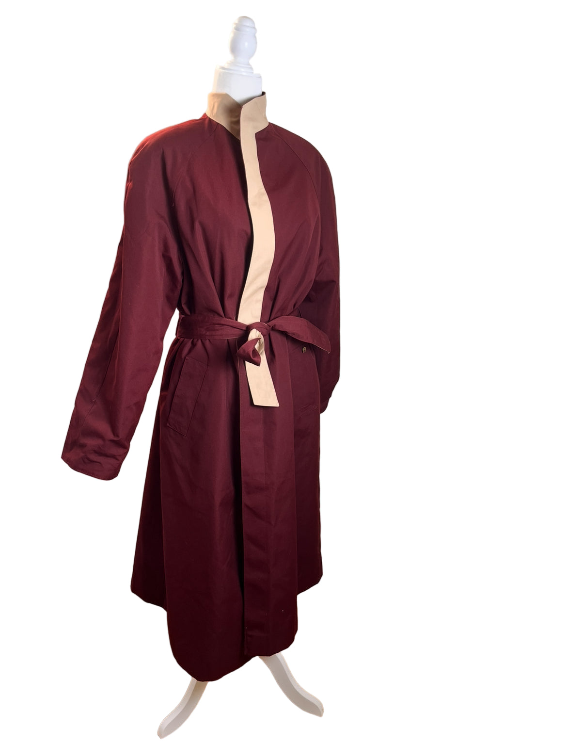 80s reversible trench, size L