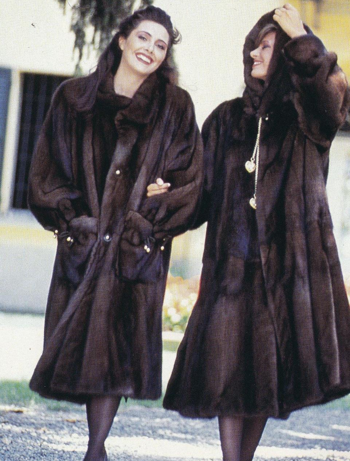 50s genuine mink coat, S XS-S