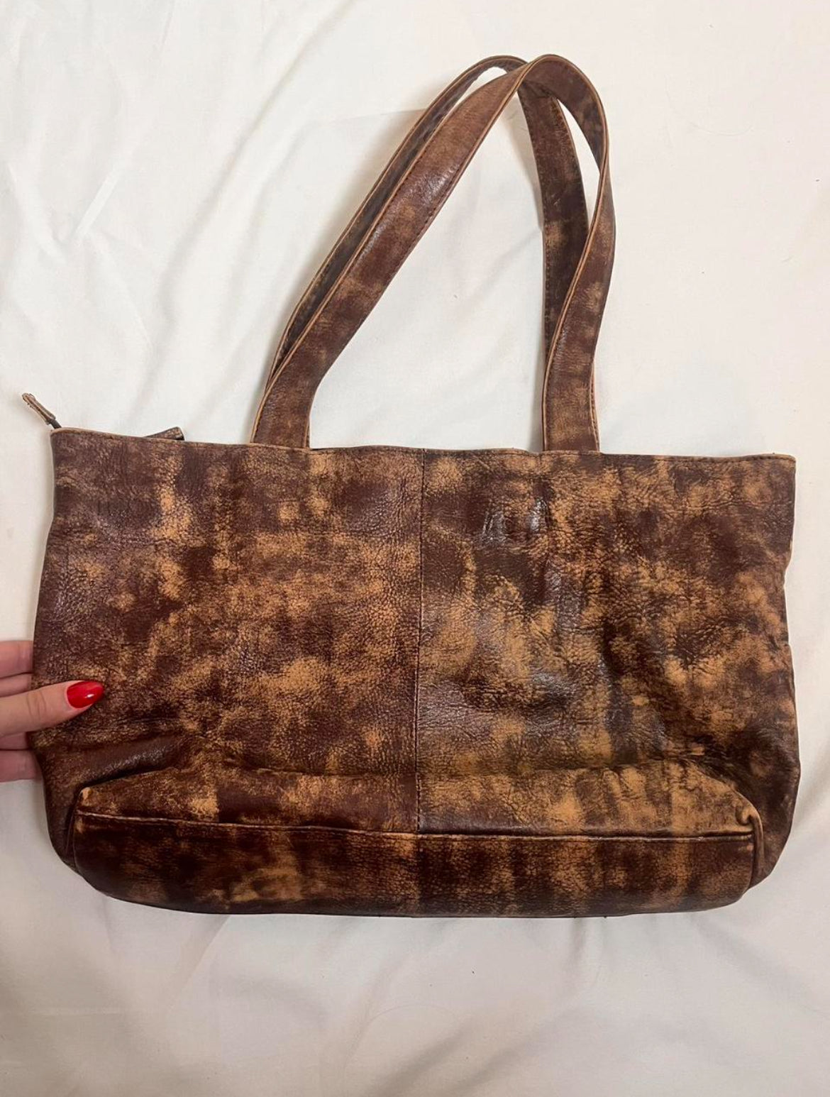 patchwork ponyhair autumn bag