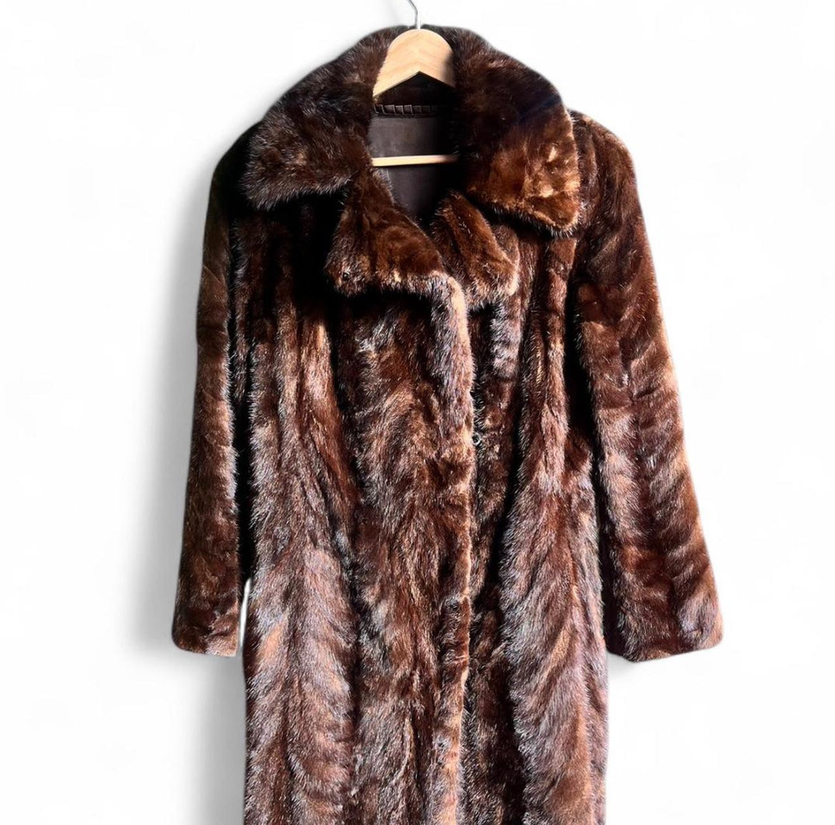 50s genuine mink coat, S XS-S