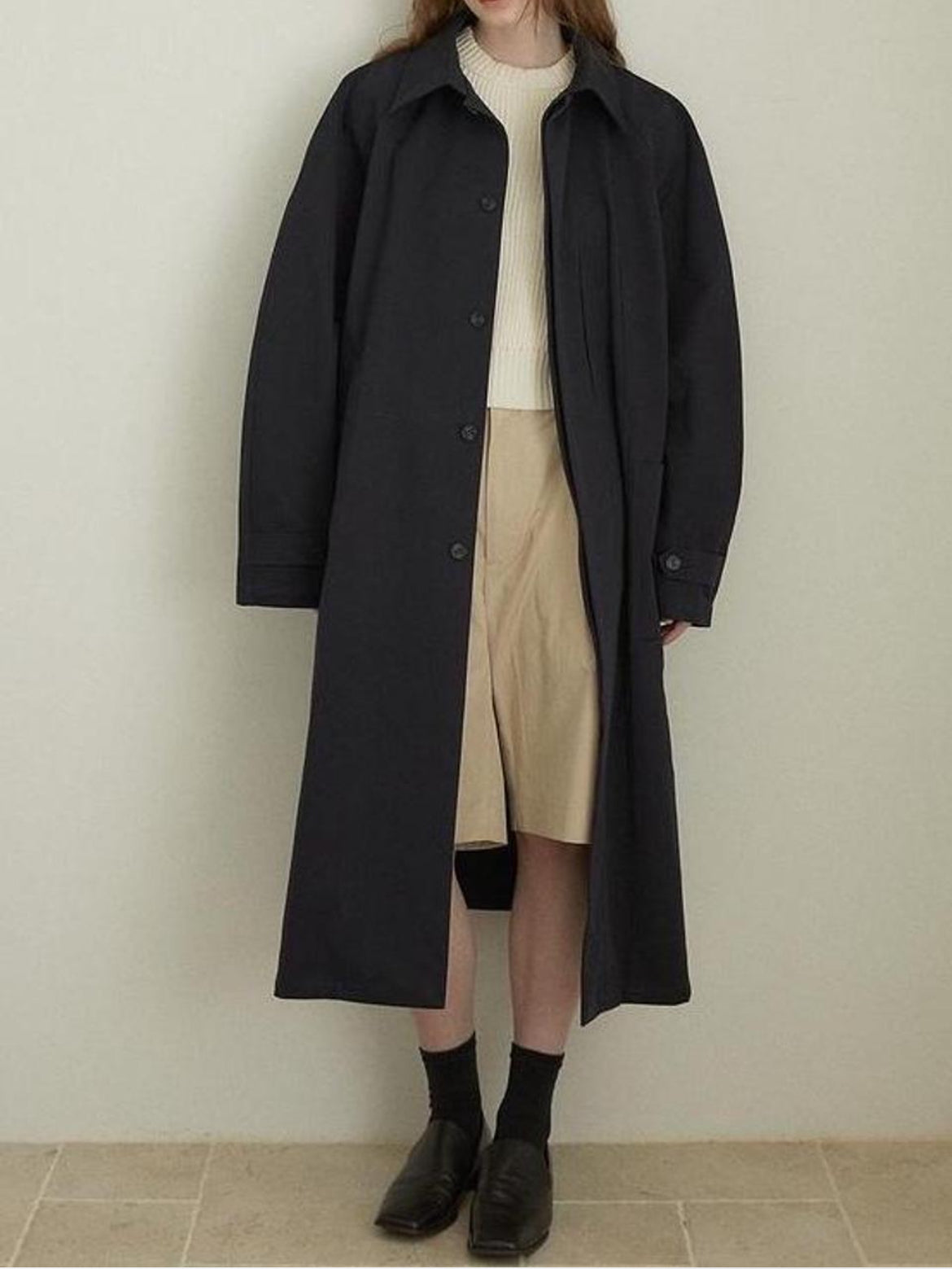70s Boston Forecaster Black Coat, size XL- 1x