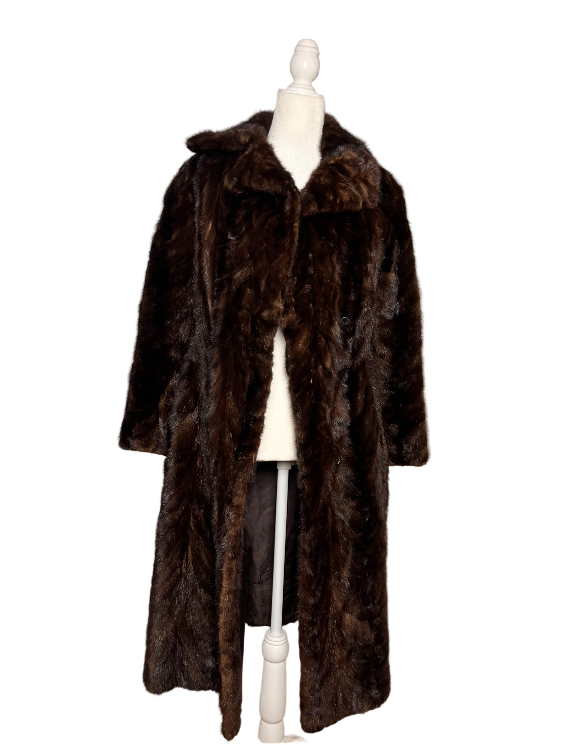 50s genuine mink coat, S XS-S