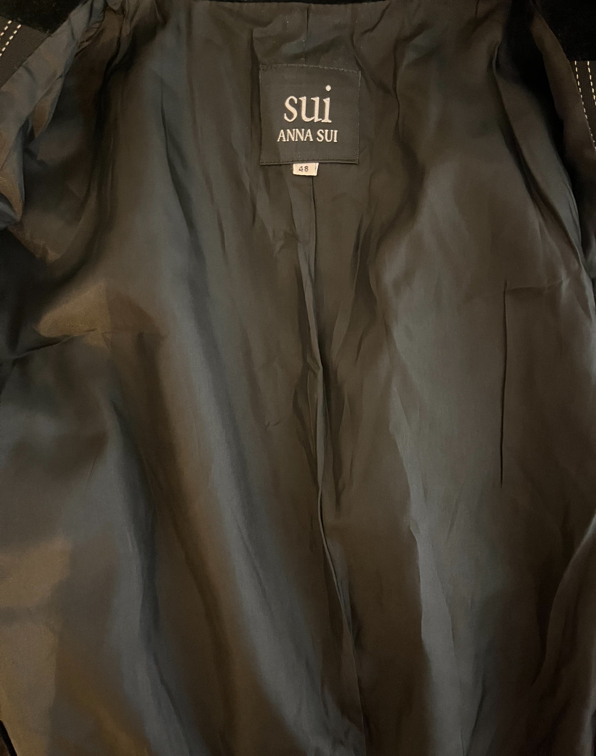 Anna Sui 90s Pinstripe Blazer, US L