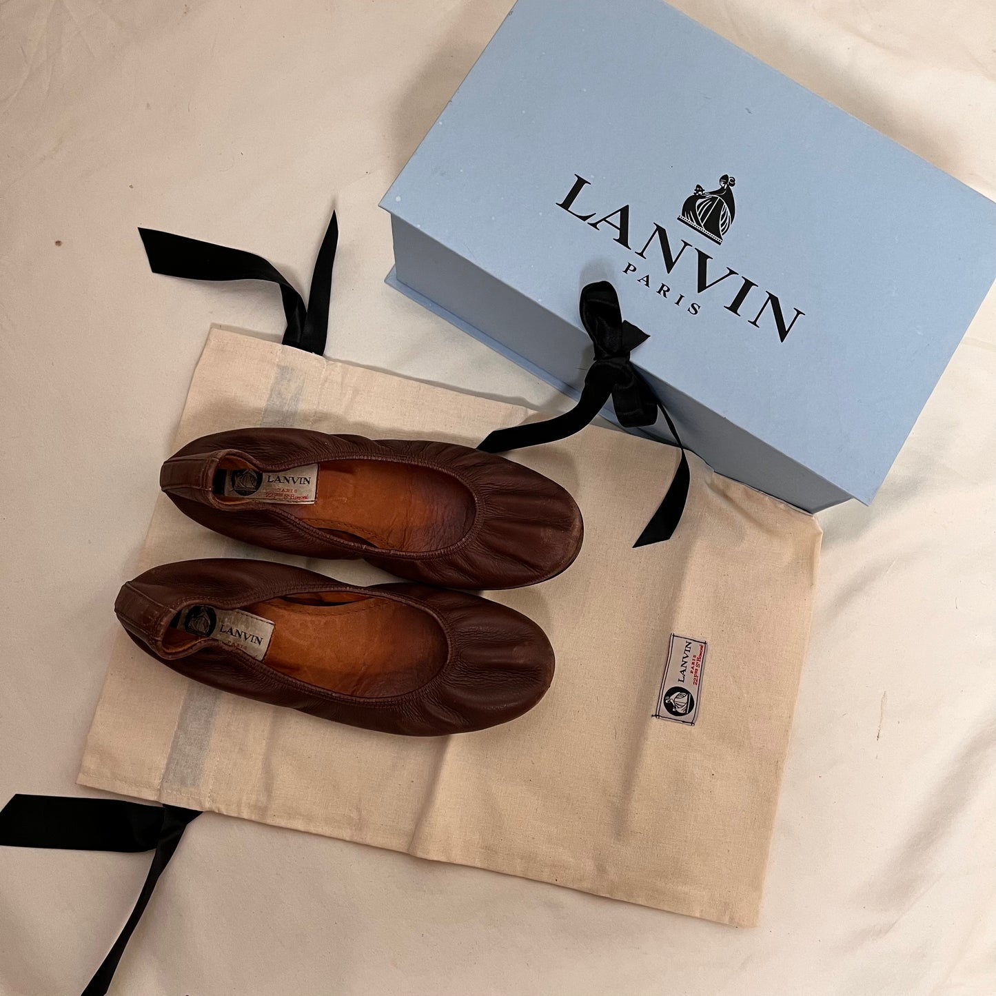 chic staple Lanvin ballet flats, US 7