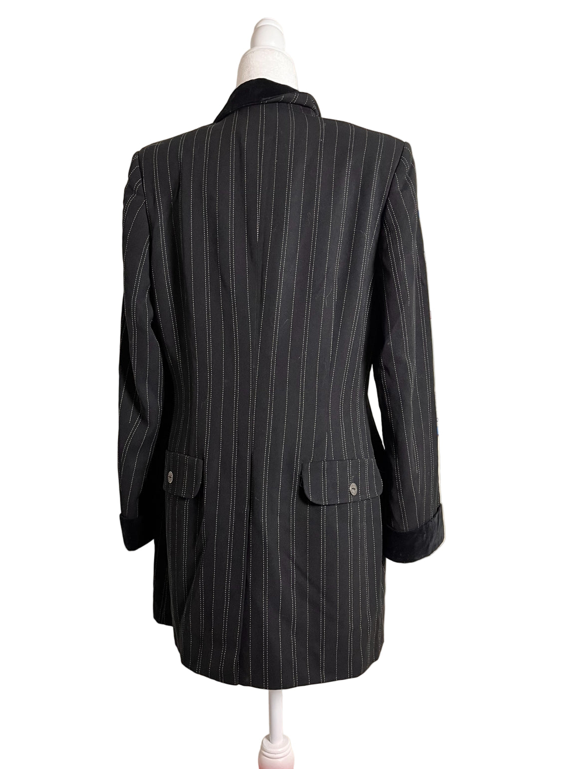 Anna Sui 90s Pinstripe Blazer, US L