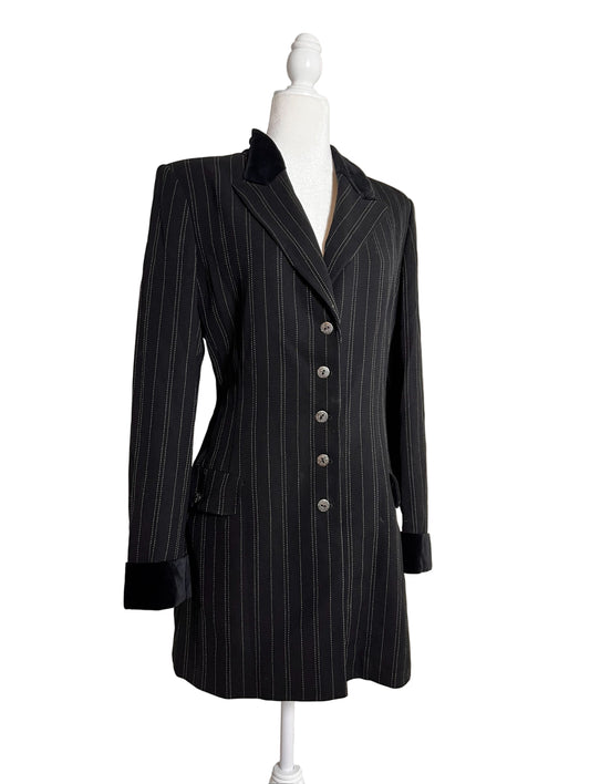 Anna Sui 90s Pinstripe Blazer, US L