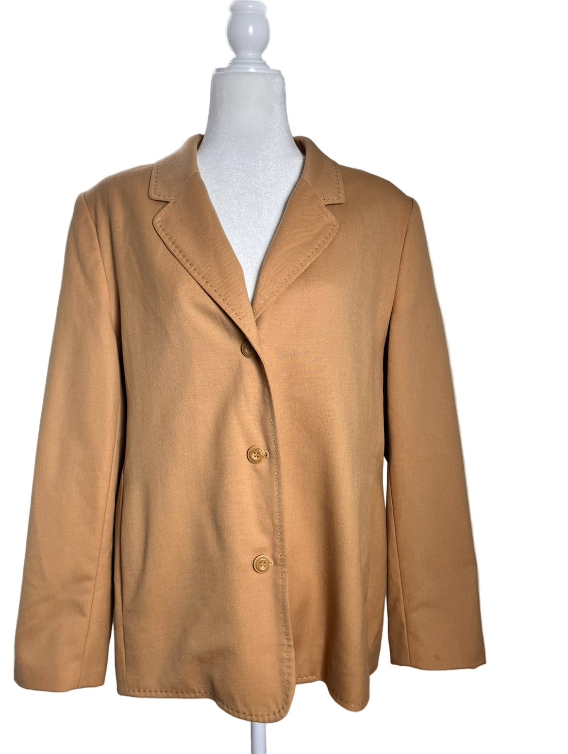 90s camel light blazer, size M-L