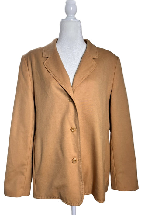 90s camel light blazer, size M-L