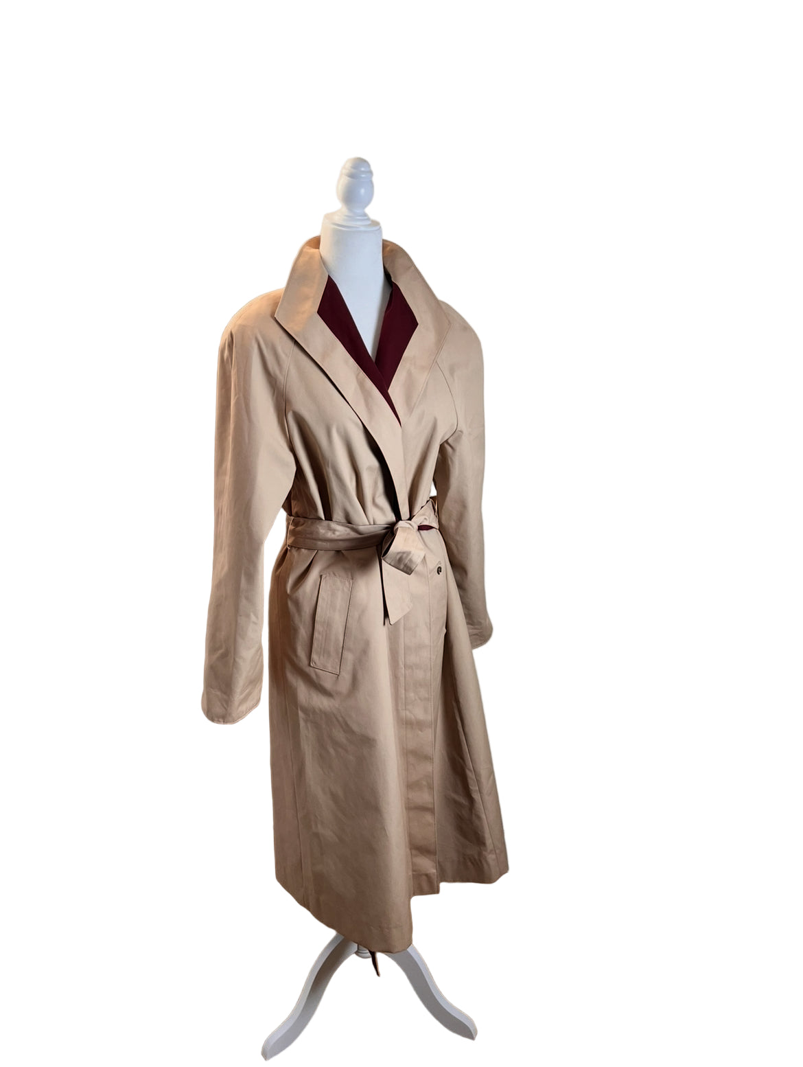 80s reversible trench, size L