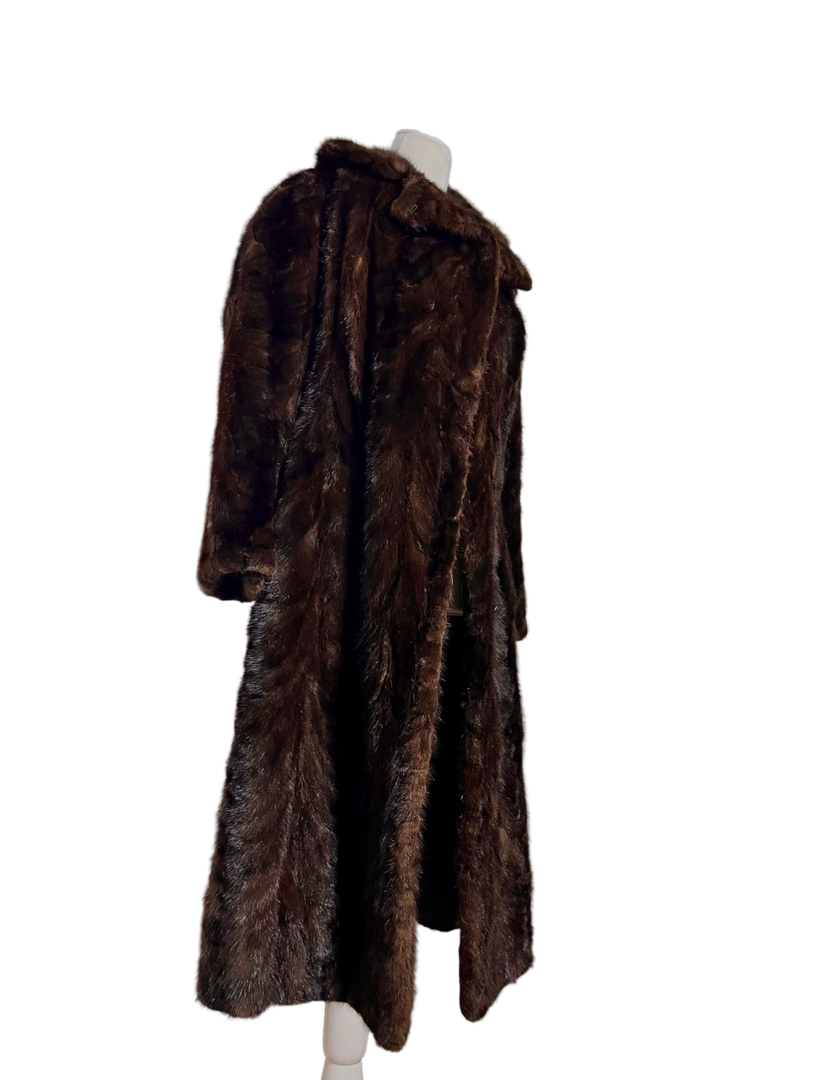 50s genuine mink coat, S XS-S