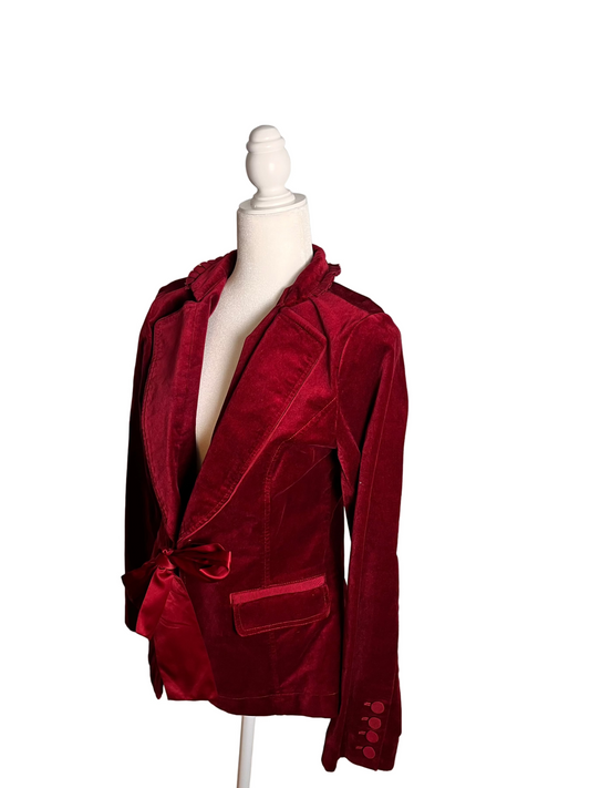 red wine blazer, size M/L