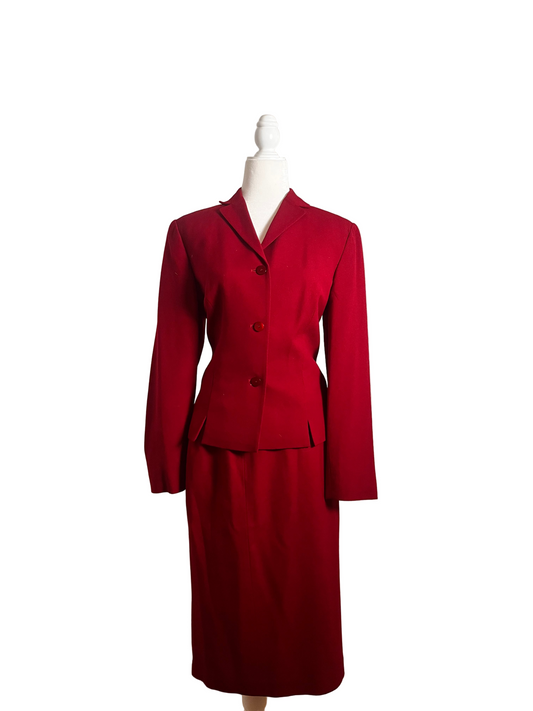 80s power suit, sz 10/ M-L