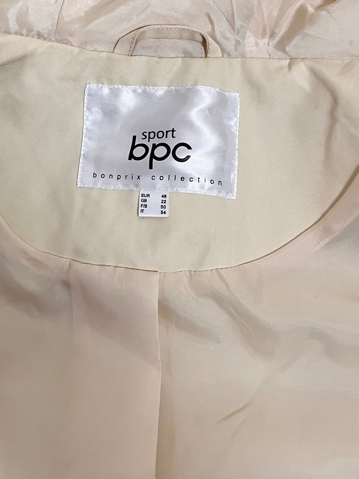 tan light jacket, size M-1x