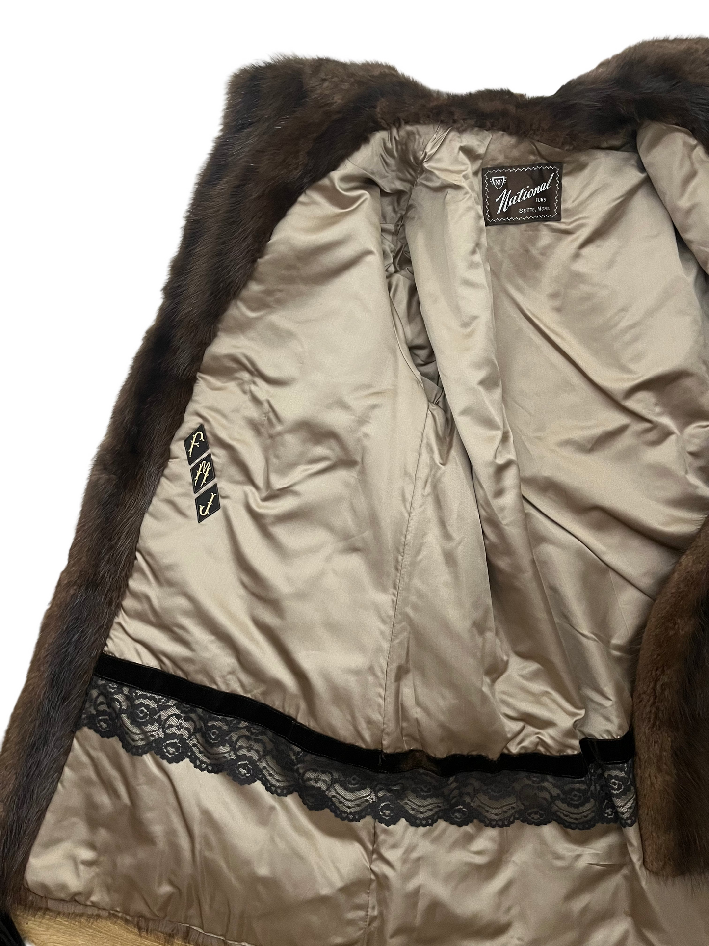 50s heirloom mink coat, size M