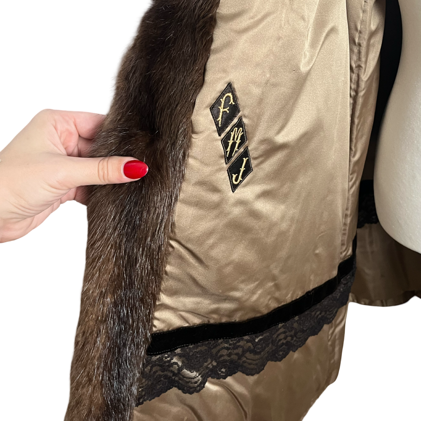50s heirloom mink coat, size M