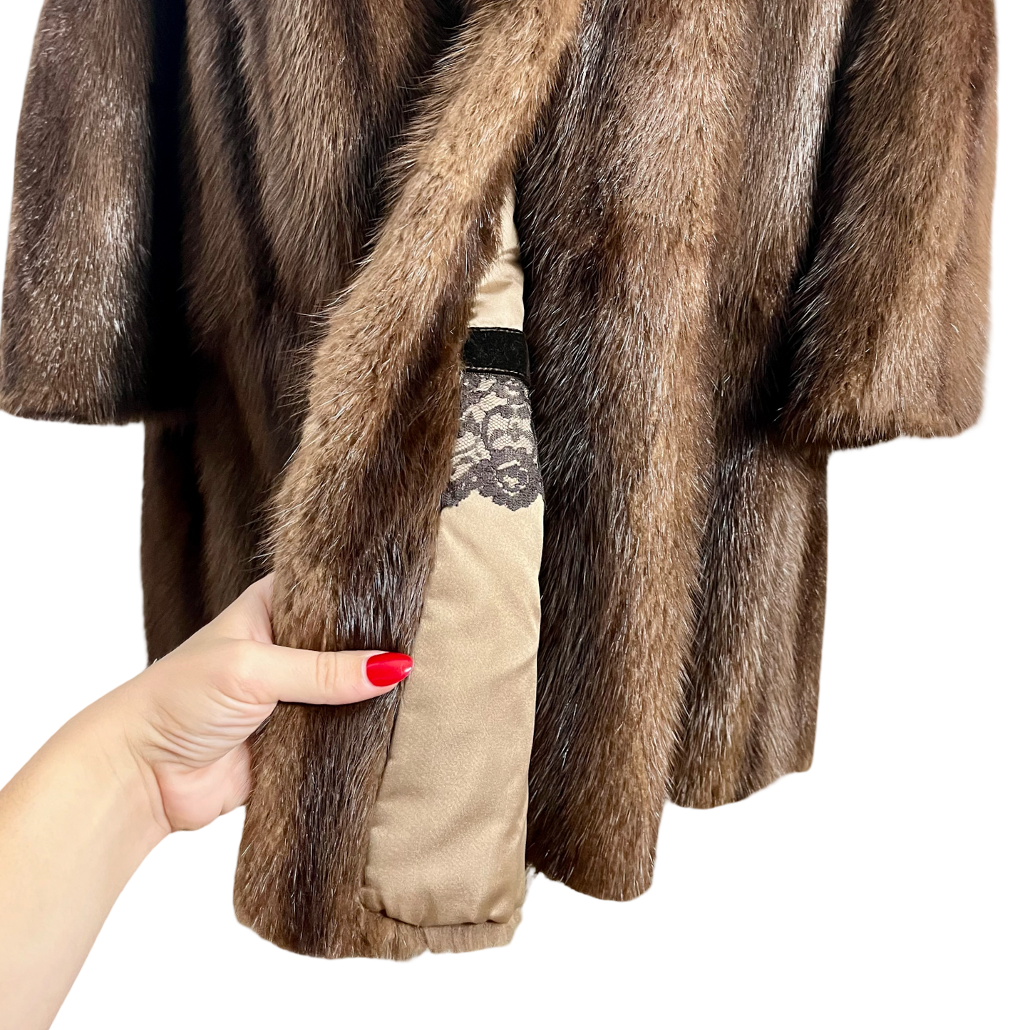 50s heirloom mink coat, size M