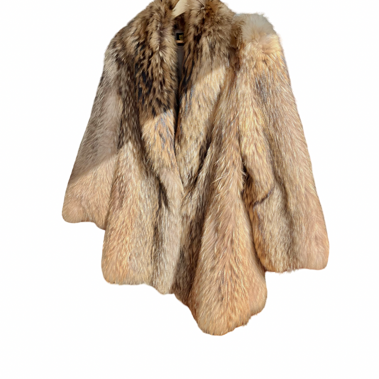80s Bloomingdale's raccoon fur, size M-L