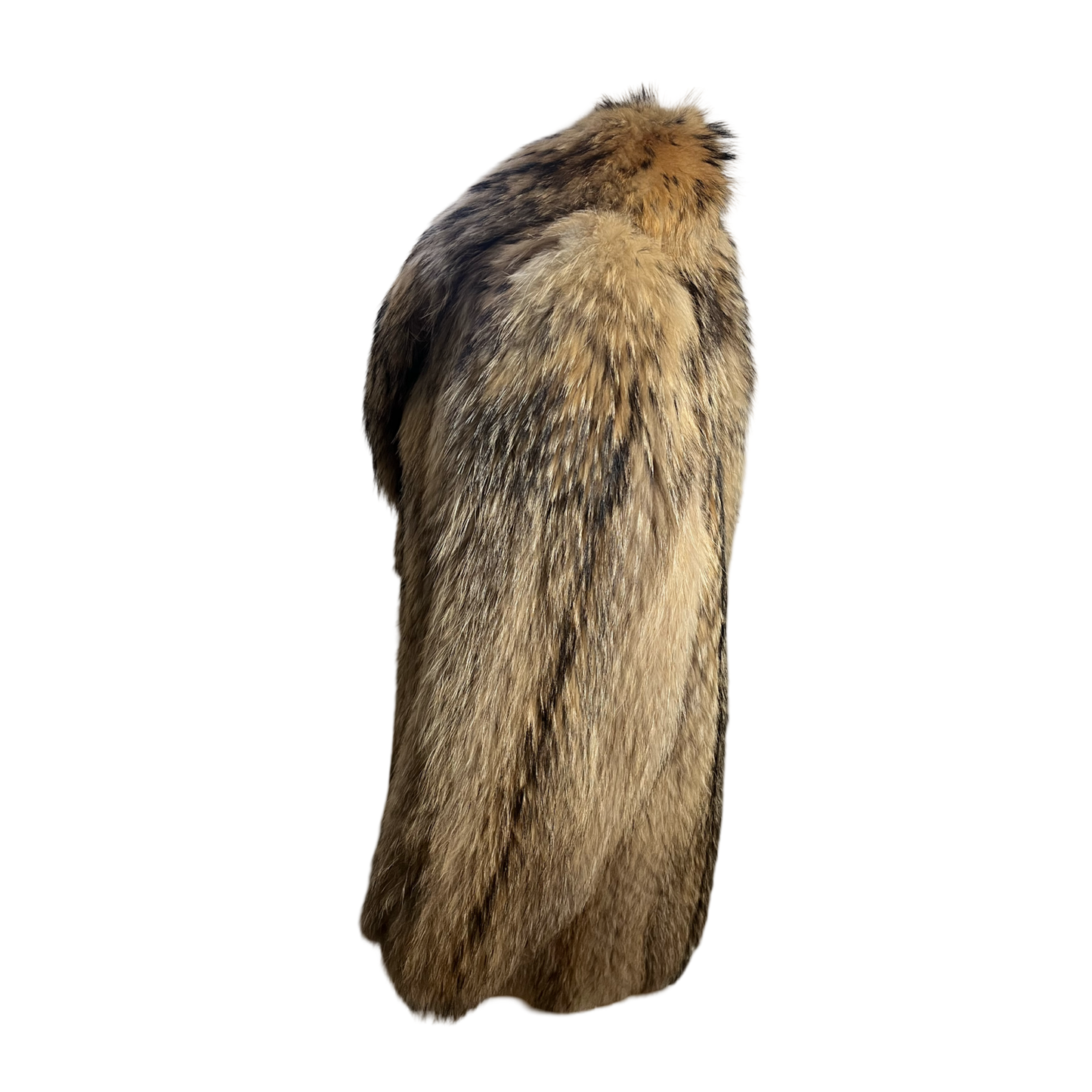 80s Bloomingdale's raccoon fur, size M-L
