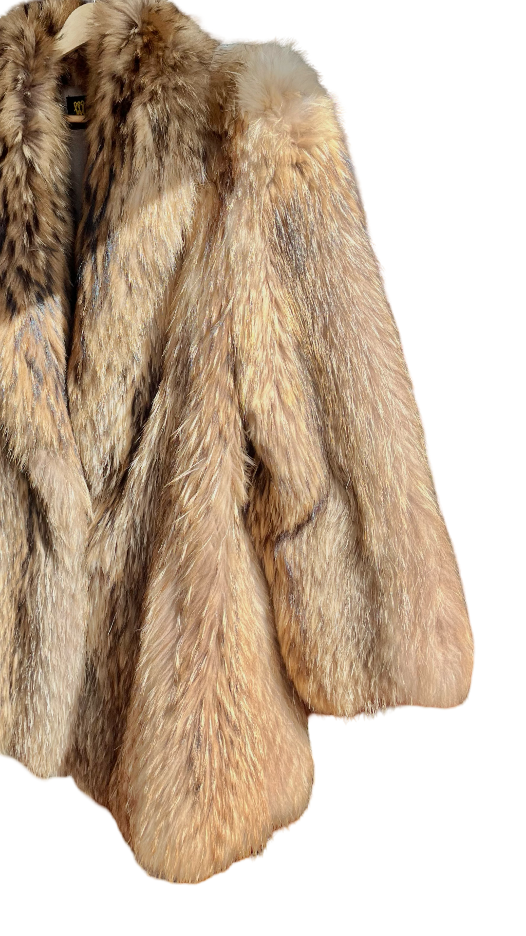 80s Bloomingdale's raccoon fur, size M-L