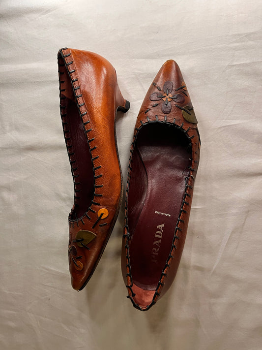galleria Prada kitten heel, US 7.5