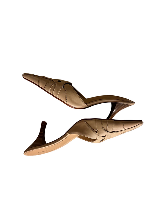 iced latte kitten heel, US 7.5
