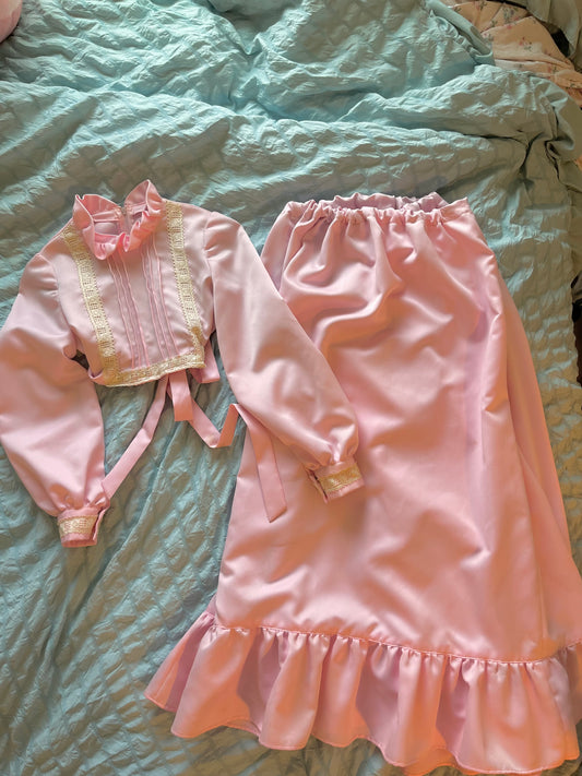 custom made hand-sewn matching set, XS