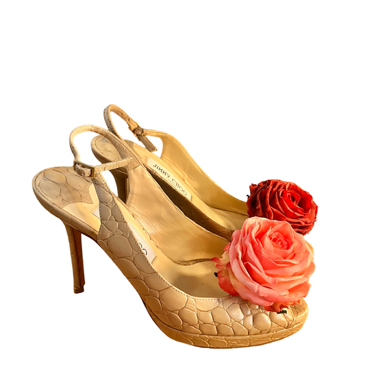 rose venom jimmy choo's, US 6