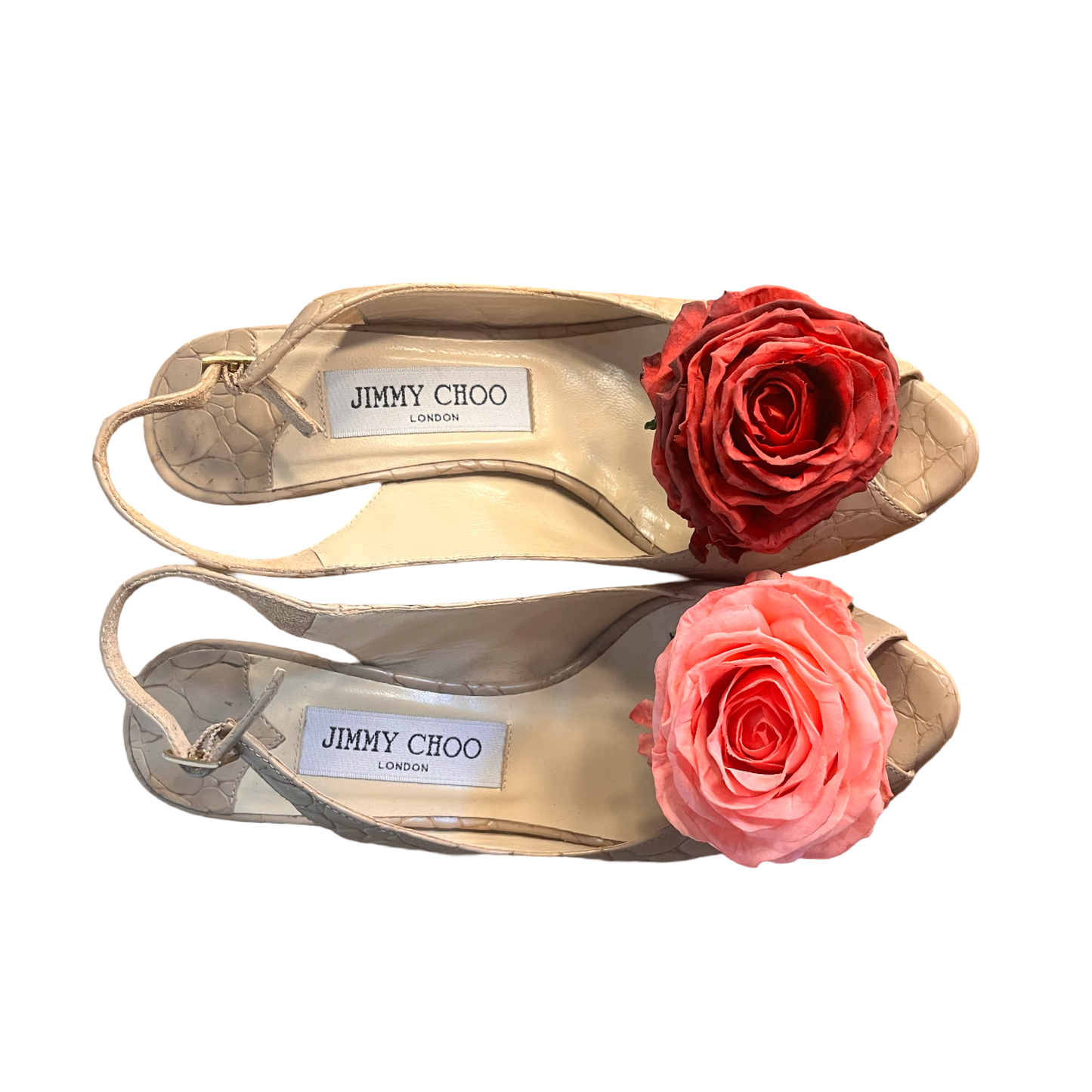 rose venom jimmy choo's, US 6