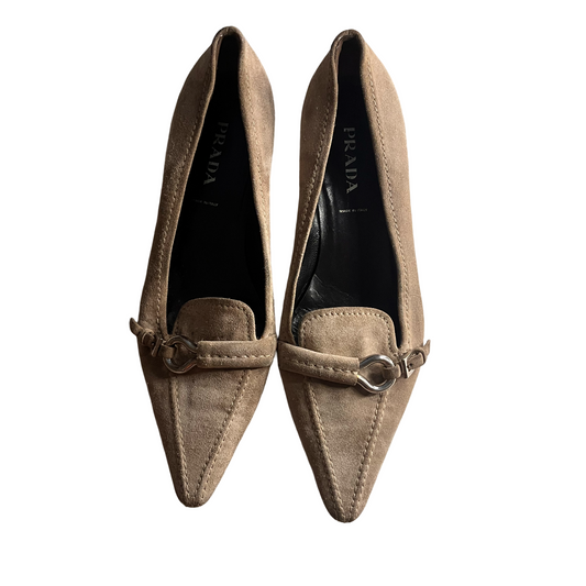 the closet staple Prada kitten heel, US 8